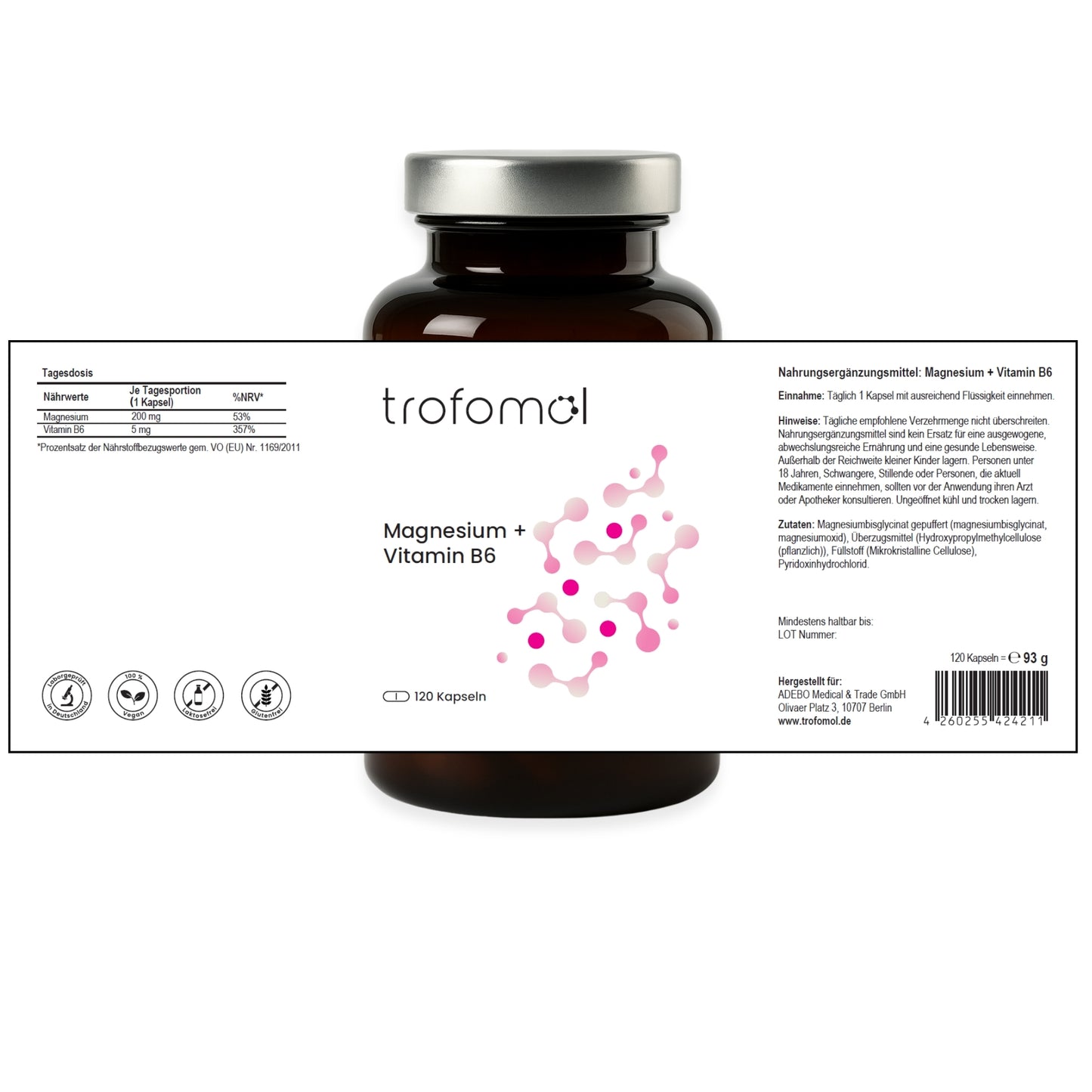 Magnesium + Vitamin B6