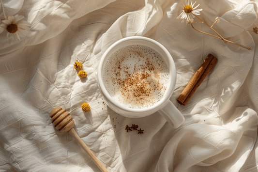 Abendlicher Schlafdrink mit Hafermilch, Zimt & Passionsblume